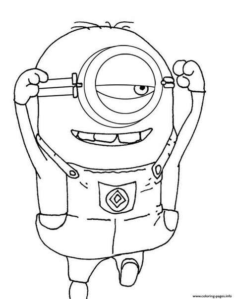 despicable   minion  kids freedab coloring pages printable