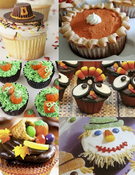 decorating thanksgiving cupcakes on the side after five easy pumpkin