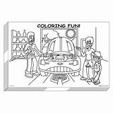 Pad Coloring sketch template