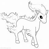 Ponyta Xcolorings 610px 38k sketch template