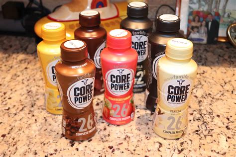 core power high protein milk shake fueled  fairlife protein