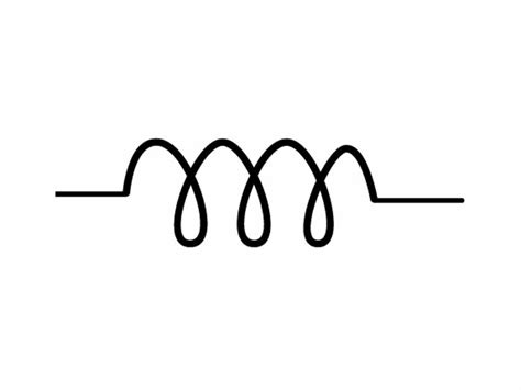 electrical symbol   inductor