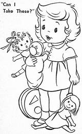 Coloring Pages Books Kids Happy Vintage Baby Sister Big Embroidery Sheets Drawings Outline Book Girls Liveinternet Patterns Adult Cute Drawing sketch template