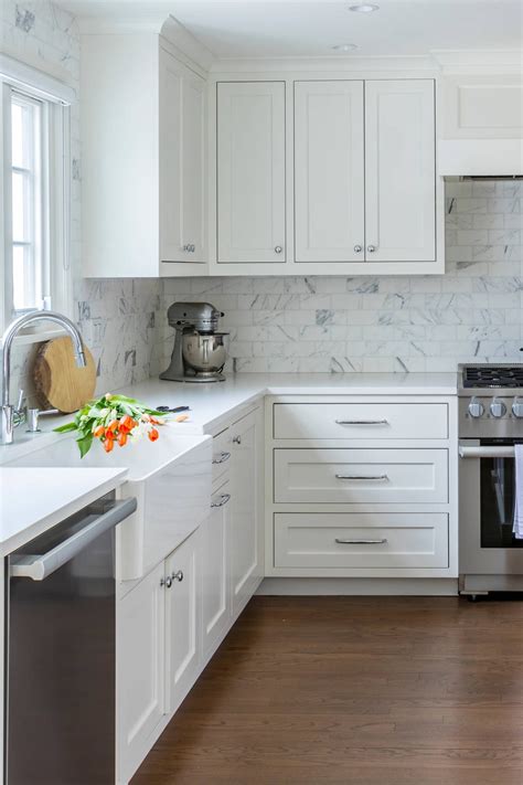40 elegant white shaker kitchen cabinets design ideas
