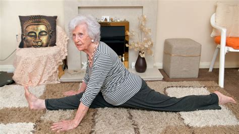 the 90 year old yoga pro who can still do the splits itv news old
