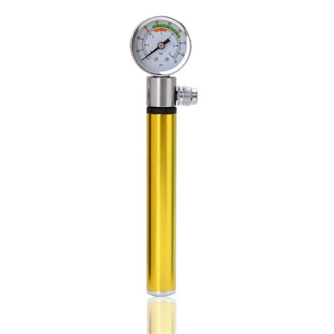 portable mini bike pump  gauge alloy high pressure  mountain bicycle  ball walmart