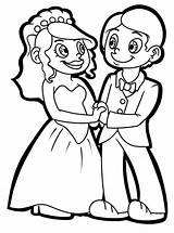 Coloring Pages Wedding Couple Printable Color Coloring4free 2021 Kids Print Getcolorings Cute Button Through Comments sketch template
