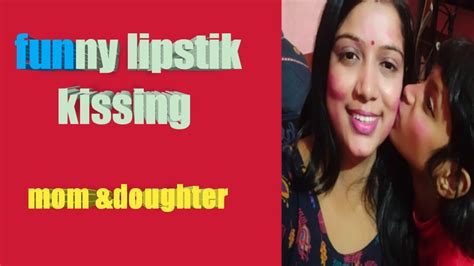 Funny Lipstik Kissing Momanddoughter Tandra Vlog Discover Youtube