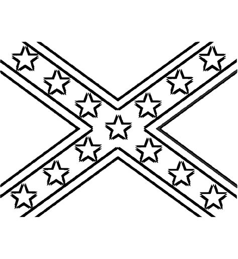 black  white confederate flag clipart   cliparts