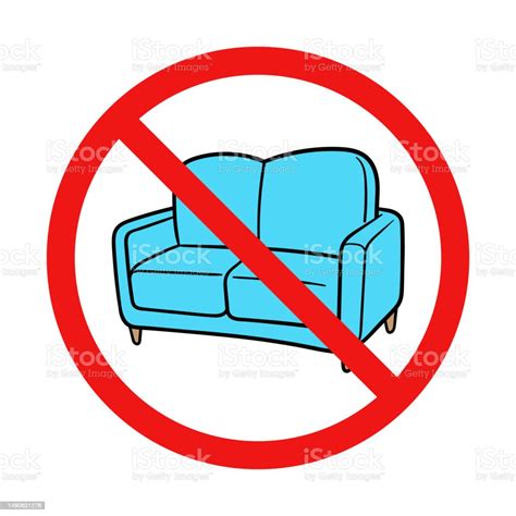 couch sign  white background stock illustration  image  armchair chair