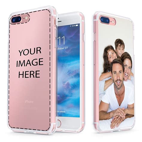 custom personalized   photo pattern images  soft clear phone case cover  iphone