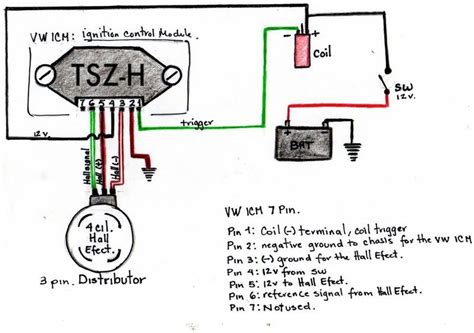 wiring ignition module  hall effect sensor  needed