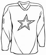 Coloring Jersey Football Pages Popular sketch template