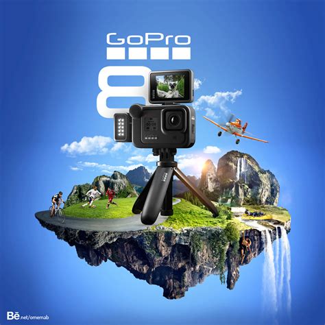 gopro  advertisement manipulation action camera  behance