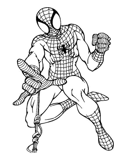 printable spiderman coloring page coloring home