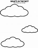 Crayola Clouds Designlooter sketch template