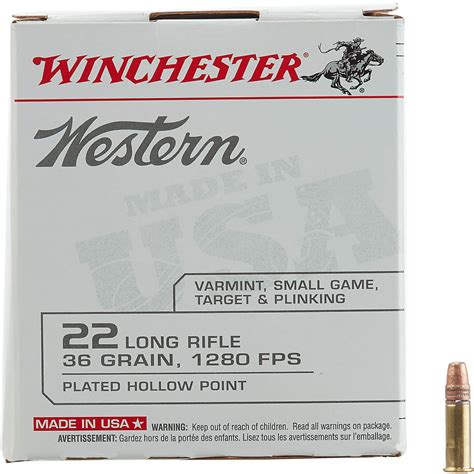 winchester western  long rifle  grain ammunition ammoandfirearmshop