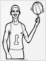 Mewarnai Gambar Pemain Olahraga Mewarnaigambar sketch template