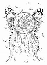 Coloring Dreamcatcher Pages Dreamcatchers Adults Adult Color Mandala Dream Catcher Printable Colouring Justcolor Incredible Disney Kids sketch template