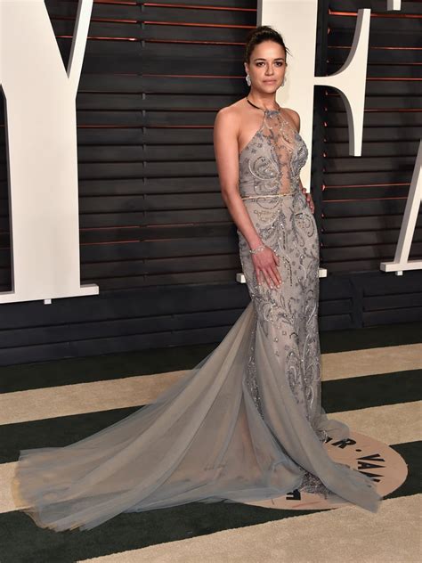 Michelle Rodriguez At The Oscars Vanity Fair Party 2016