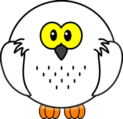snowy owl clip art  clkercom vector clip art  royalty