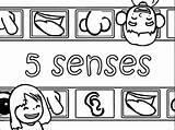 Senses Master sketch template