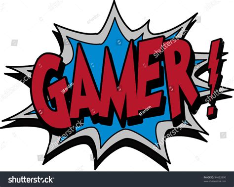 gamer sign stock vector illustration  shutterstock