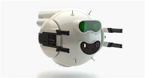 sci fi drone battle robot  obj