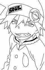 Soul Eater Coloring Pages Lineart Outline Anime Evans Star Collection Logo Kids Disney Color Pedia Manga Deviantart Getdrawings Cute Getcolorings sketch template