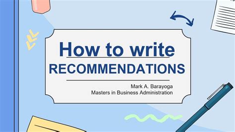 write  recommendation  research paper youtube
