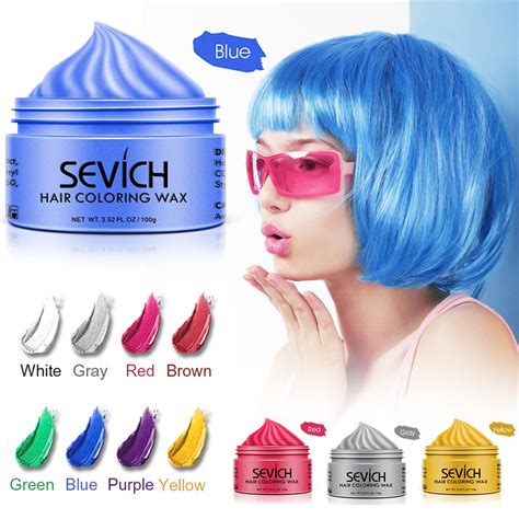 sevich hair wax color styling temporary hair dye disposable molding