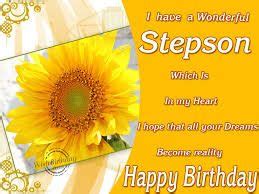 birthday wishes  stepson birthday wishes zone