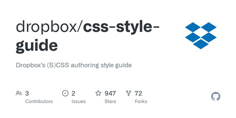 github dropboxcss style guide dropboxs scss authoring style guide