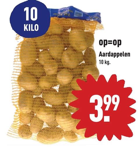 aardappelen kg aanbieding bij aldi