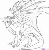 Dragon Coloring Pages Easy Drawing Realistic Cool Drodd Chinese Head Ice sketch template