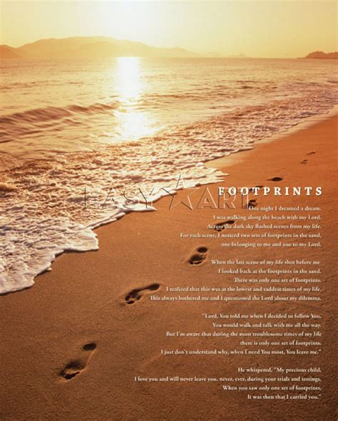 footprints poem printable