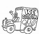 Truck Coloring Pages Printable Ice Cream Trophy Drawing Getdrawings sketch template