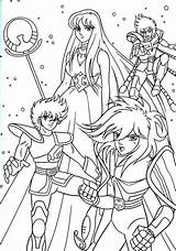 Zodiaco Cavalieri Dello Cavaleiros Seiya Zodiaque Chevaliers Zodiac Zodíaco Stampare Knights Mangas Disegnidacolorare sketch template