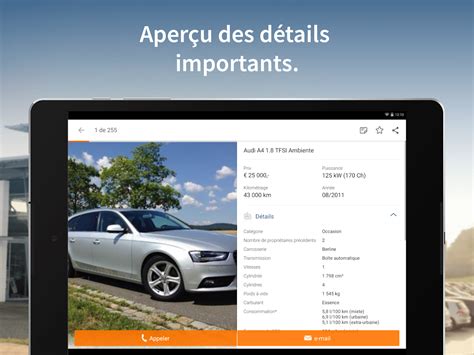 autoscout voiture occasion applications android sur google play