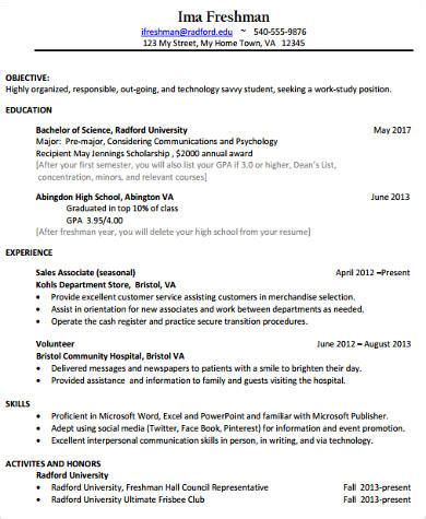 college resume samples  ms word