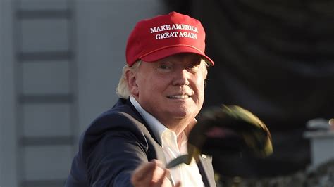 donald trump spent   million   voters  wear  hat   politics npr