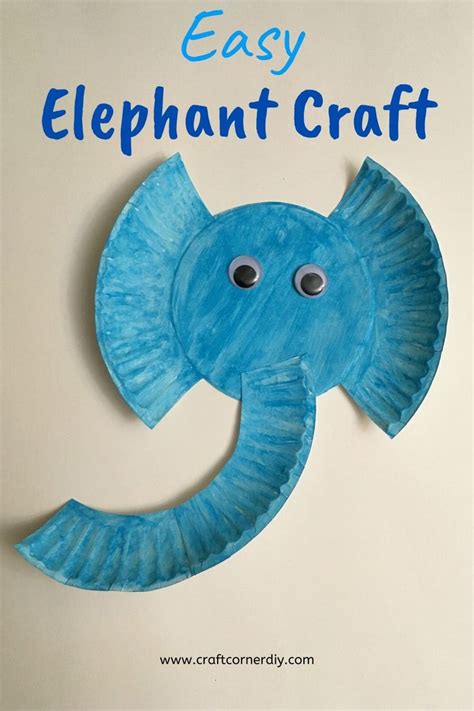 easy elephant craft  kids animal crafts  kids elephant crafts