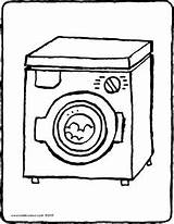 Washing Machine Coloring Getdrawings sketch template