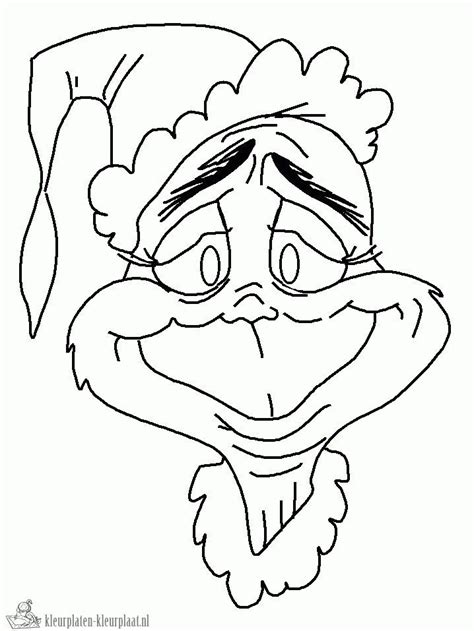 grinch stole christmas coloring page coloring home