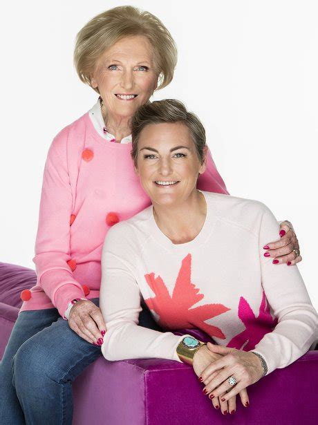 mary berry and her daughter annabel hunnings on the cover of woman and home magazine heart