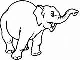 Gajah Kartun Mewarnai Trunk Kumpulan Terbaik Clipartmag Comel Lucu sketch template