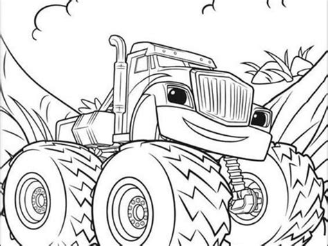 easy  print monster truck coloring pages tulamama