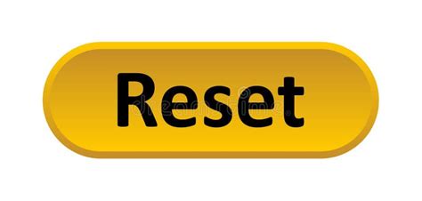 reset button stock vector illustration   open