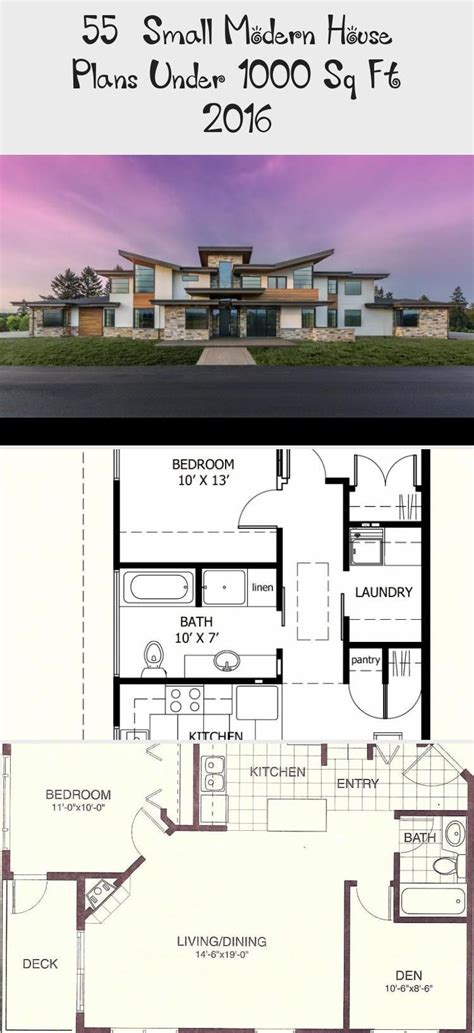small modern house plans   sq ft  modernhousesketcharchitecture