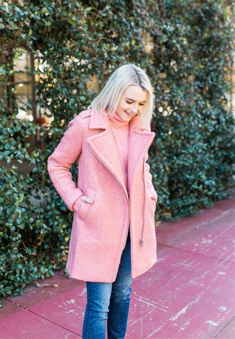 discover  perfect pink coat  fall  winter poor   girl